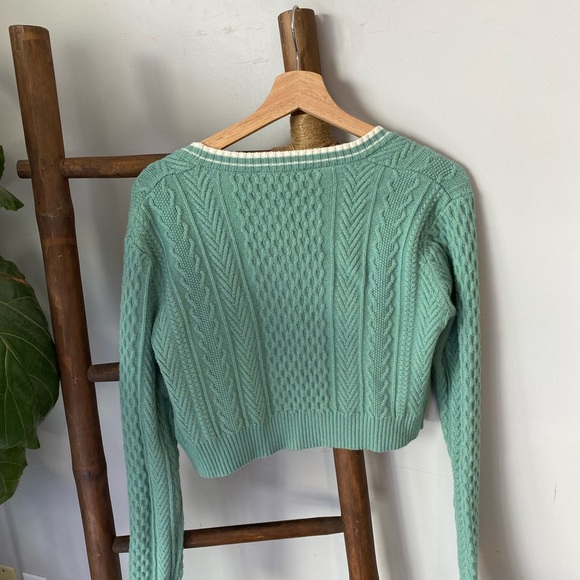 Cropped cardigan and bralette set - Picture 2 of 11